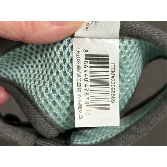 Simplygo Over-The-Head Active Harness (Tuquoise/Gray Marble) Size XS - Picture 4 of 6
